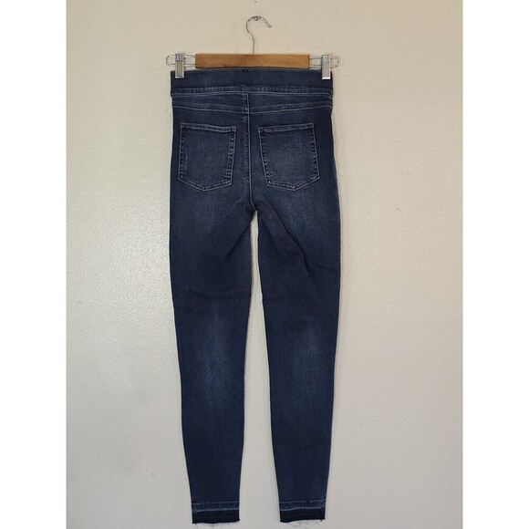 Spanx Distressed Skinny Jeans Womens Size XS Medium Wash Denim NWT $128 - Picture 5 of 10